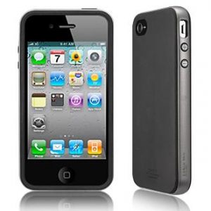  SGP Case Neo Hybrid Matte Series Gun Metal for iPhone 4 (SGP07013)